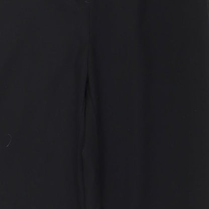 Womens UK Size 30 in Preworn Regular Fit  Black Trousers