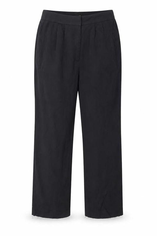 Womens UK Size 10 Lipsy Regular Fit  Black Trousers