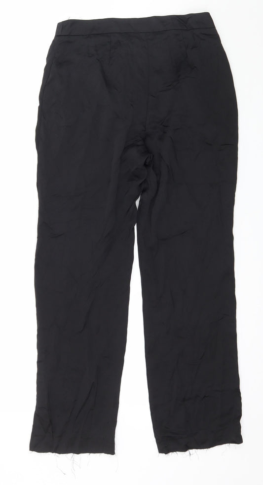 Lipsy Womens Black   Trousers  Size 10 L27 in