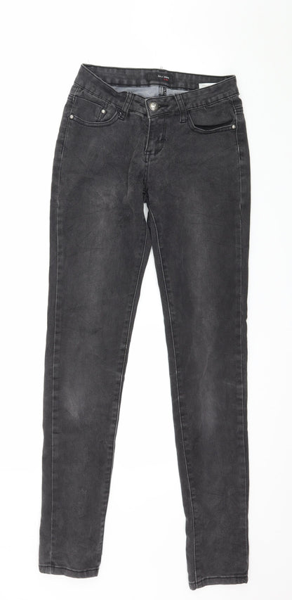 Sexy Sense Womens Grey  Denim Skinny Jeans Size XS L31 in