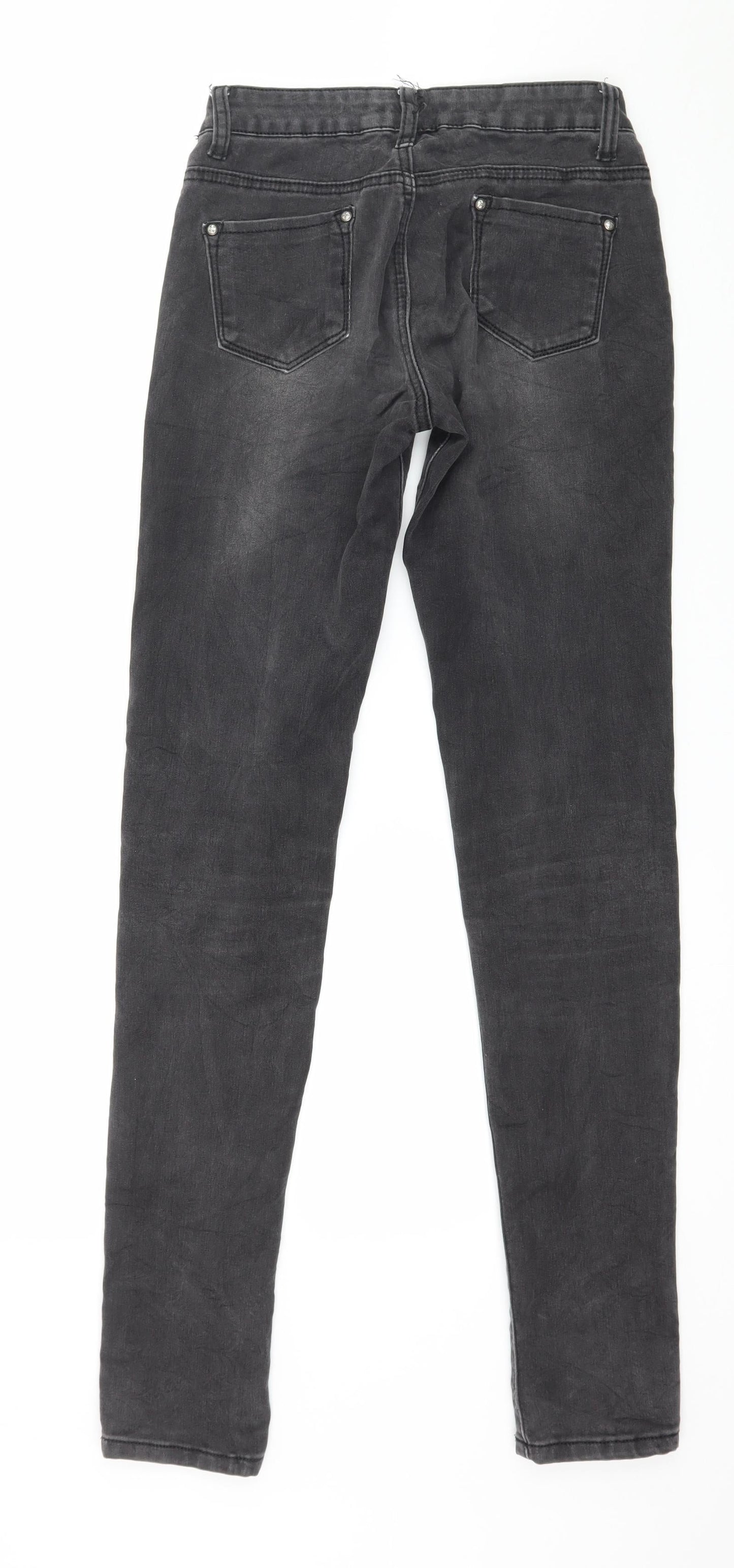 Sexy Sense Womens Grey  Denim Skinny Jeans Size XS L31 in