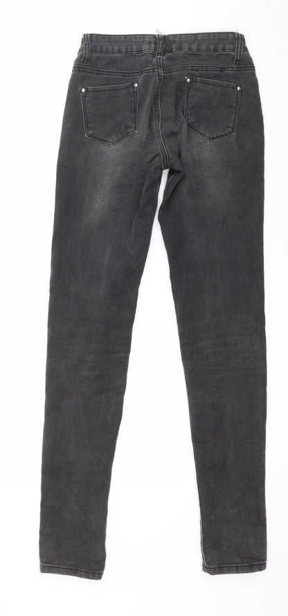 Sexy Sense Womens Grey  Denim Skinny Jeans Size XS L31 in