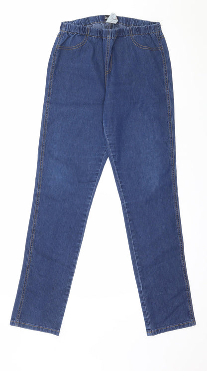 Glamourous Womens Blue  Denim Jegging Jeans Size L L29 in