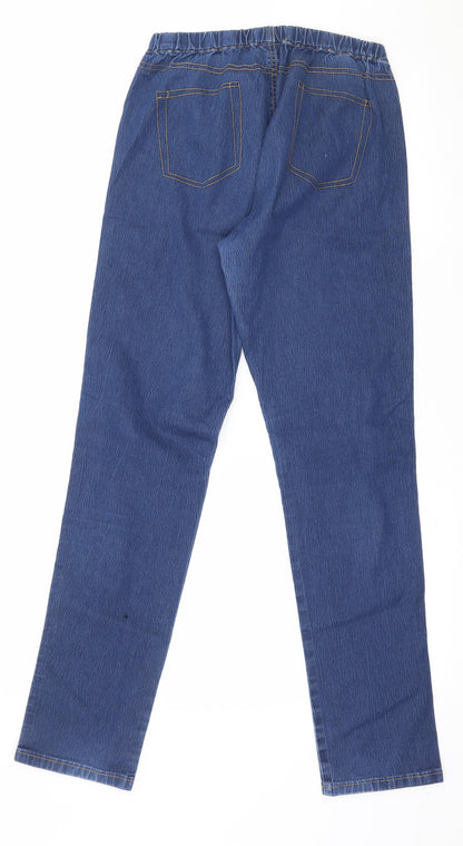 Glamourous Womens Blue  Denim Jegging Jeans Size L L29 in