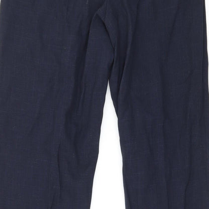 Womens UK Size 8 NL Collection Regular Fit  Blue Trousers