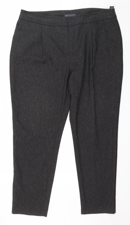 Womens UK Size 18 Marks and Spencer Regular Fit  Brown Trousers