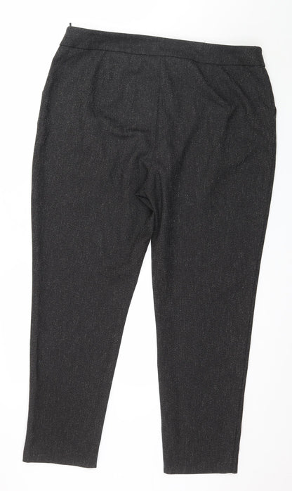 Womens UK Size 18 Marks and Spencer Regular Fit  Brown Trousers