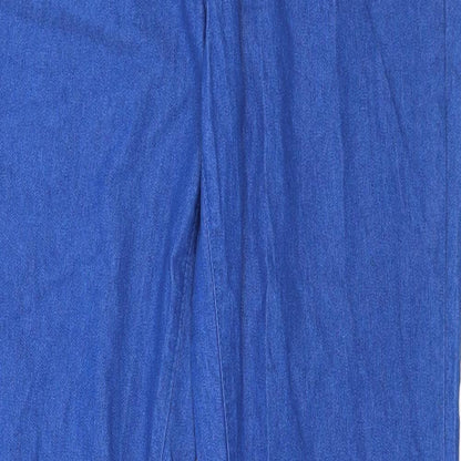 Denim & Co. Womens Blue  Denim Skinny Jeans Size 12 L33 in