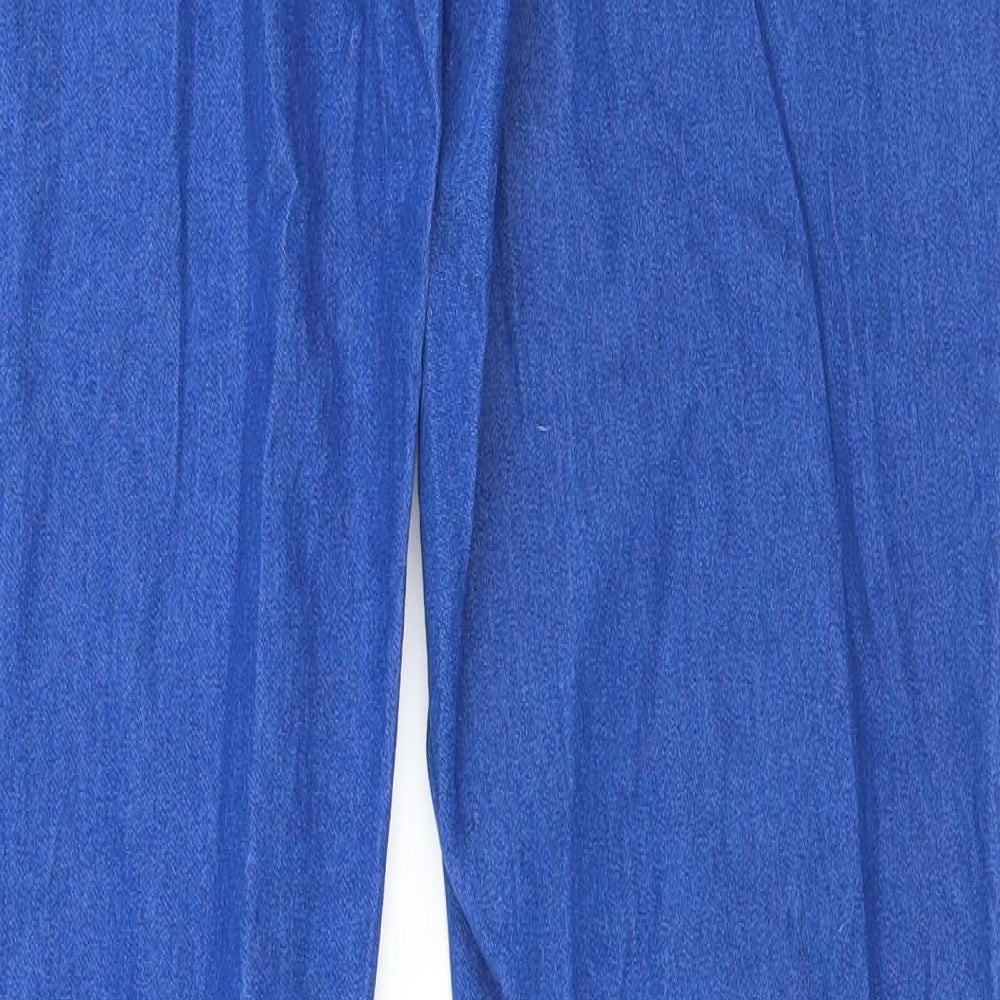 Denim & Co. Womens Blue  Denim Skinny Jeans Size 12 L33 in