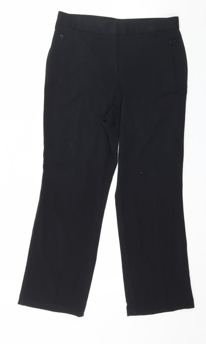 Womens UK Size 10 Marks and Spencer Regular Fit  Blue Trousers