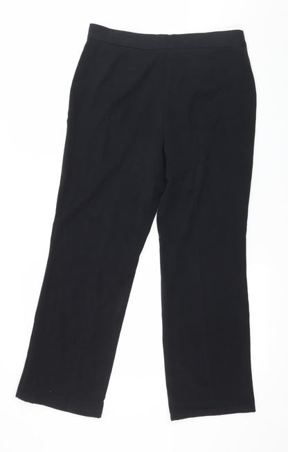 Womens UK Size 10 Marks and Spencer Regular Fit  Blue Trousers