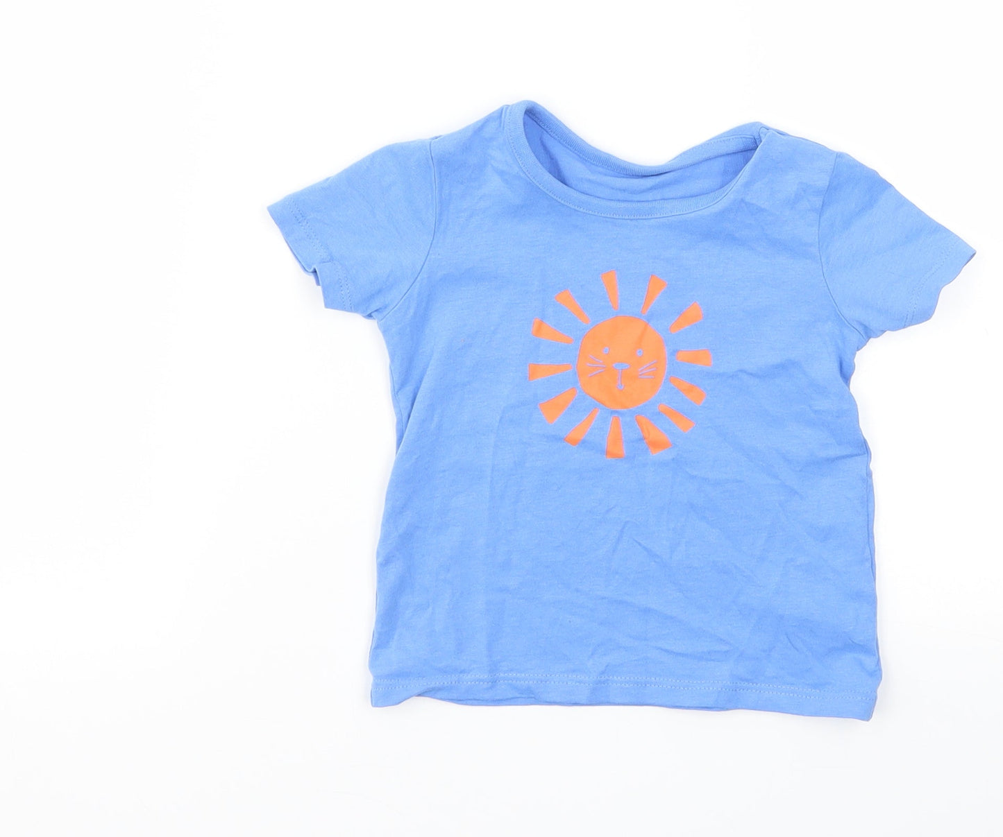 George Boys Blue Animal Print  Cami Lounge Set Size 9-12 Months