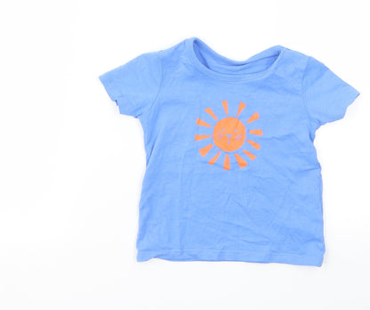George Boys Blue Animal Print  Cami Lounge Set Size 9-12 Months
