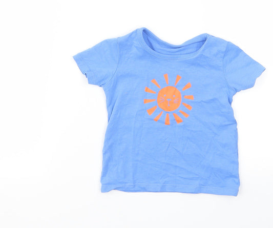 George Boys Blue Animal Print  Cami Lounge Set Size 9-12 Months