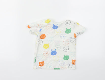 George Boys Multicoloured Animal Print  Camisole T-Shirt Size 9-12 Months