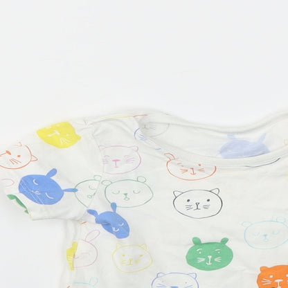 George Boys Multicoloured Animal Print  Camisole T-Shirt Size 9-12 Months