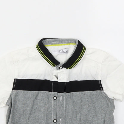 Matalan Boys Grey   Basic T-Shirt Size 5 Years