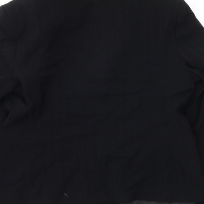 Womens UK Size 16 AMARANTO Regular Black Blazer
