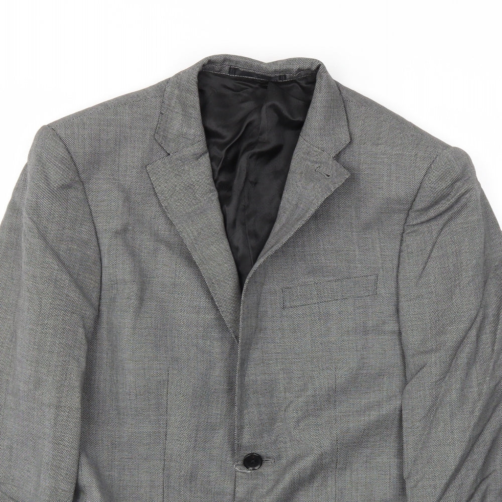 Mens UK Size 36 NEXT Regular Grey Suit Jacket
