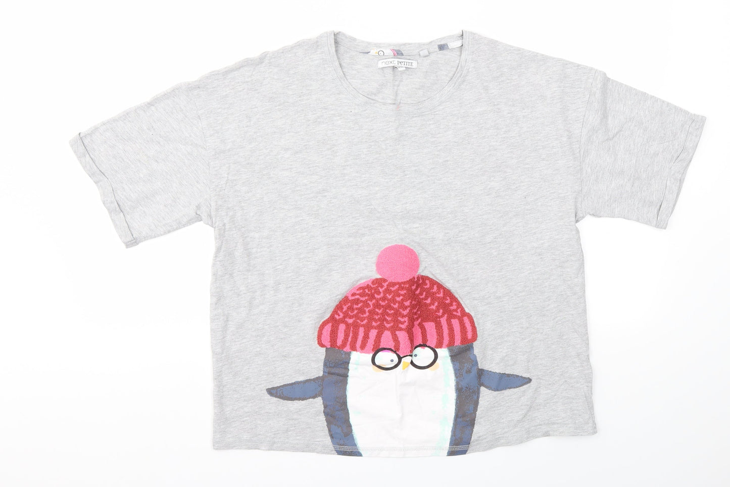Womens UK Size S NEXT Grey Basic T-Shirt