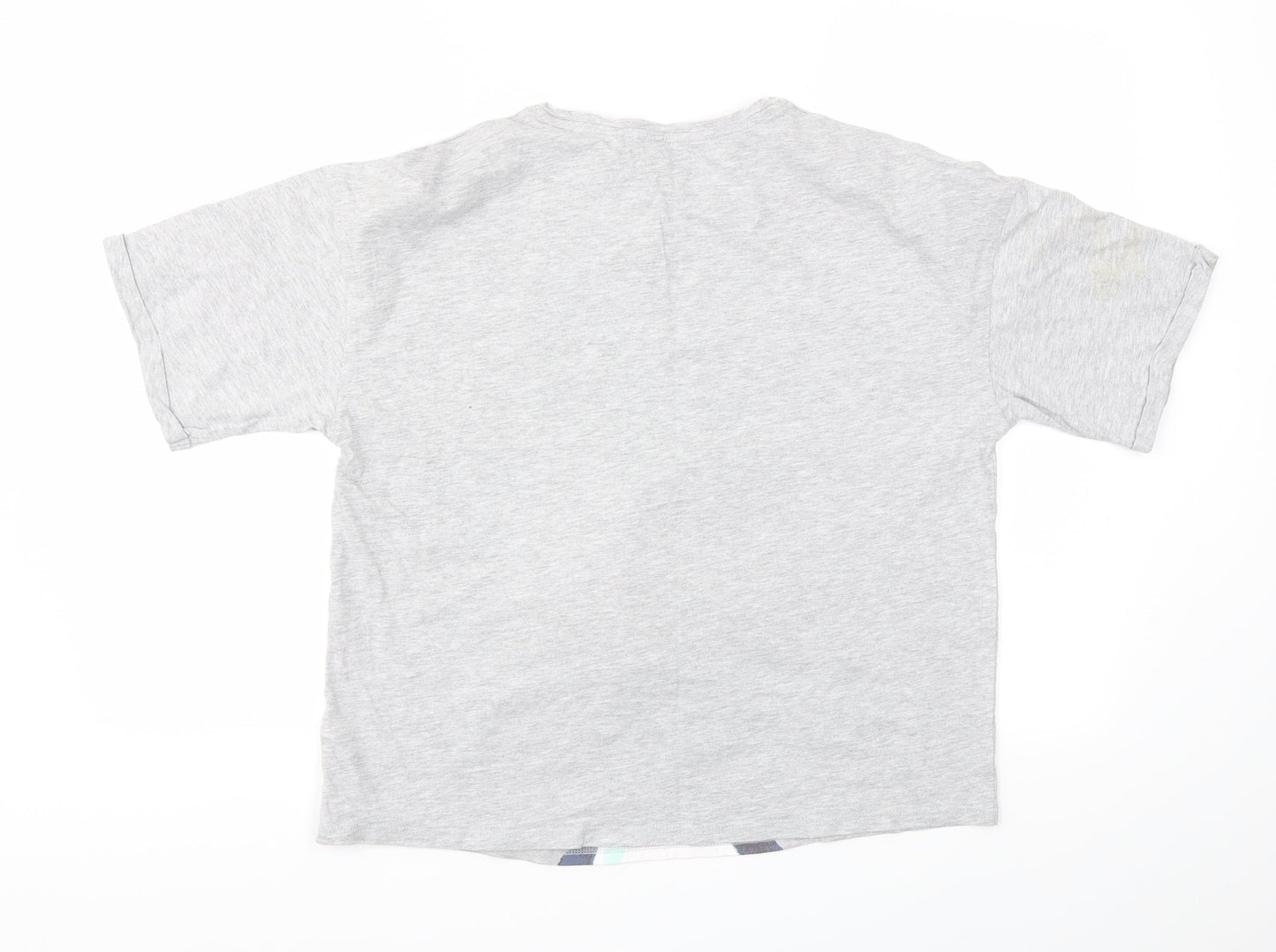Womens UK Size S NEXT Grey Basic T-Shirt