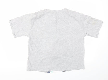 Womens UK Size S NEXT Grey Basic T-Shirt