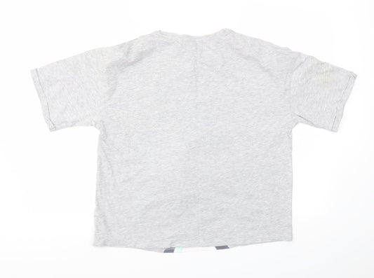 Womens UK Size S NEXT Grey Basic T-Shirt
