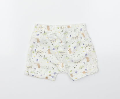 Matalan Boys Multicoloured Animal Print  Capri Leggings Size 6-9 Months