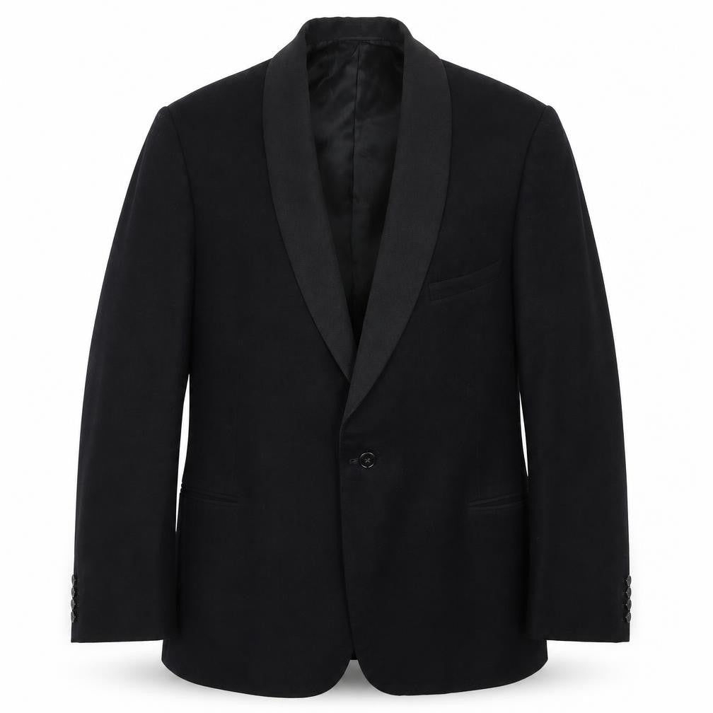 Mens UK Size 42 Preworn Regular Black Suit Jacket