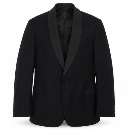 Mens UK Size 42 Preworn Regular Black Suit Jacket