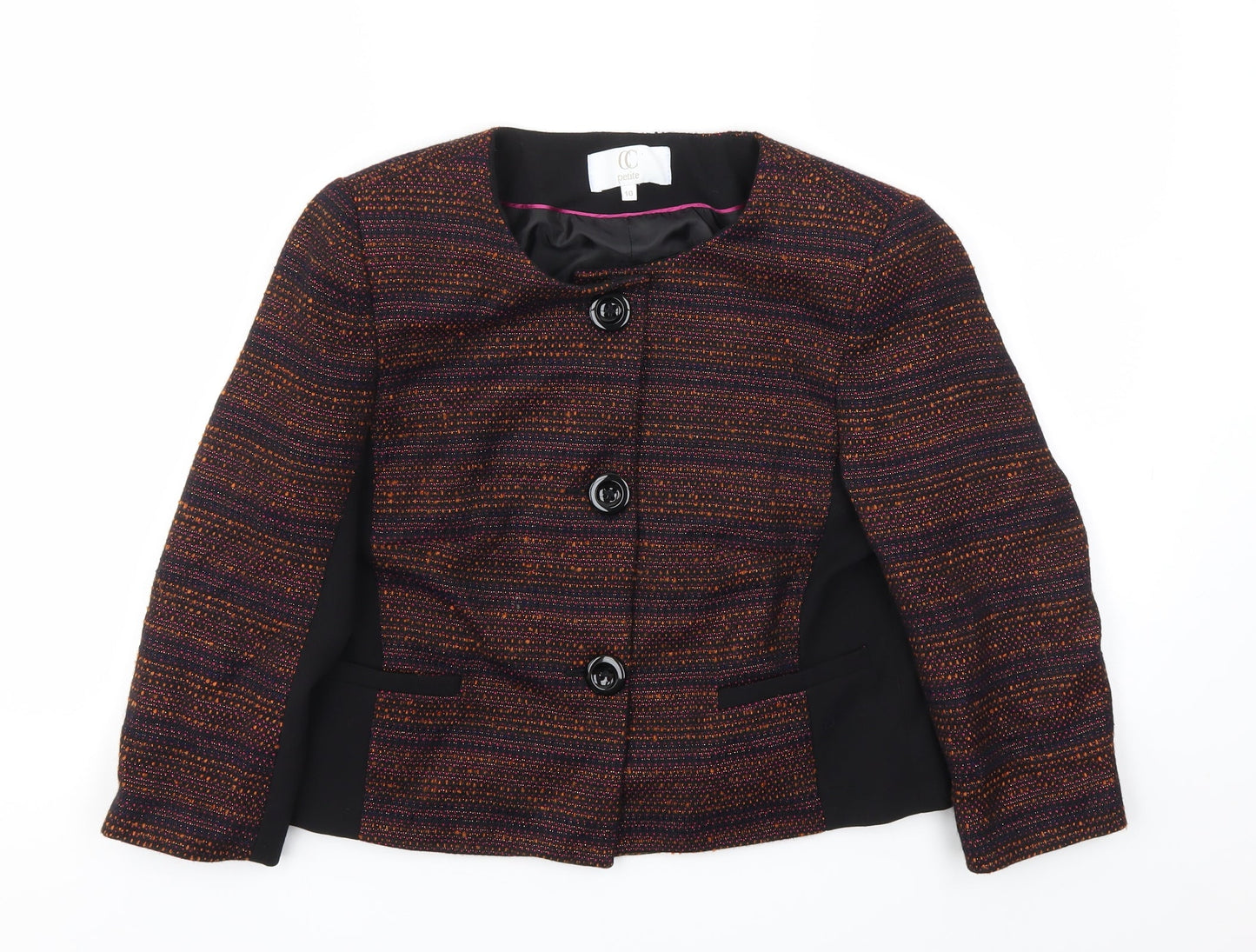 CC Womens Purple   Jacket Blazer Size 10