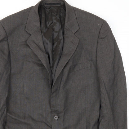 Mens UK Size 42 M&S Regular Grey Suit Jacket