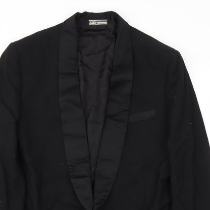 Lobo Mens Black   Jacket Blazer Size 44