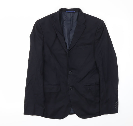 Mens UK Size 38 M&S Regular Blue Suit Jacket