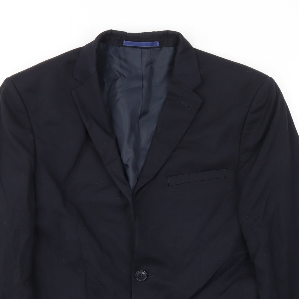 Mens UK Size 38 M&S Regular Blue Suit Jacket