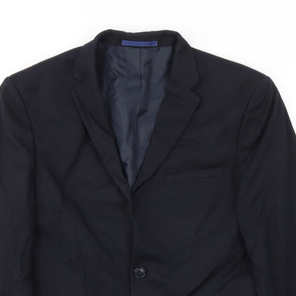 Mens UK Size 38 M&S Regular Blue Suit Jacket