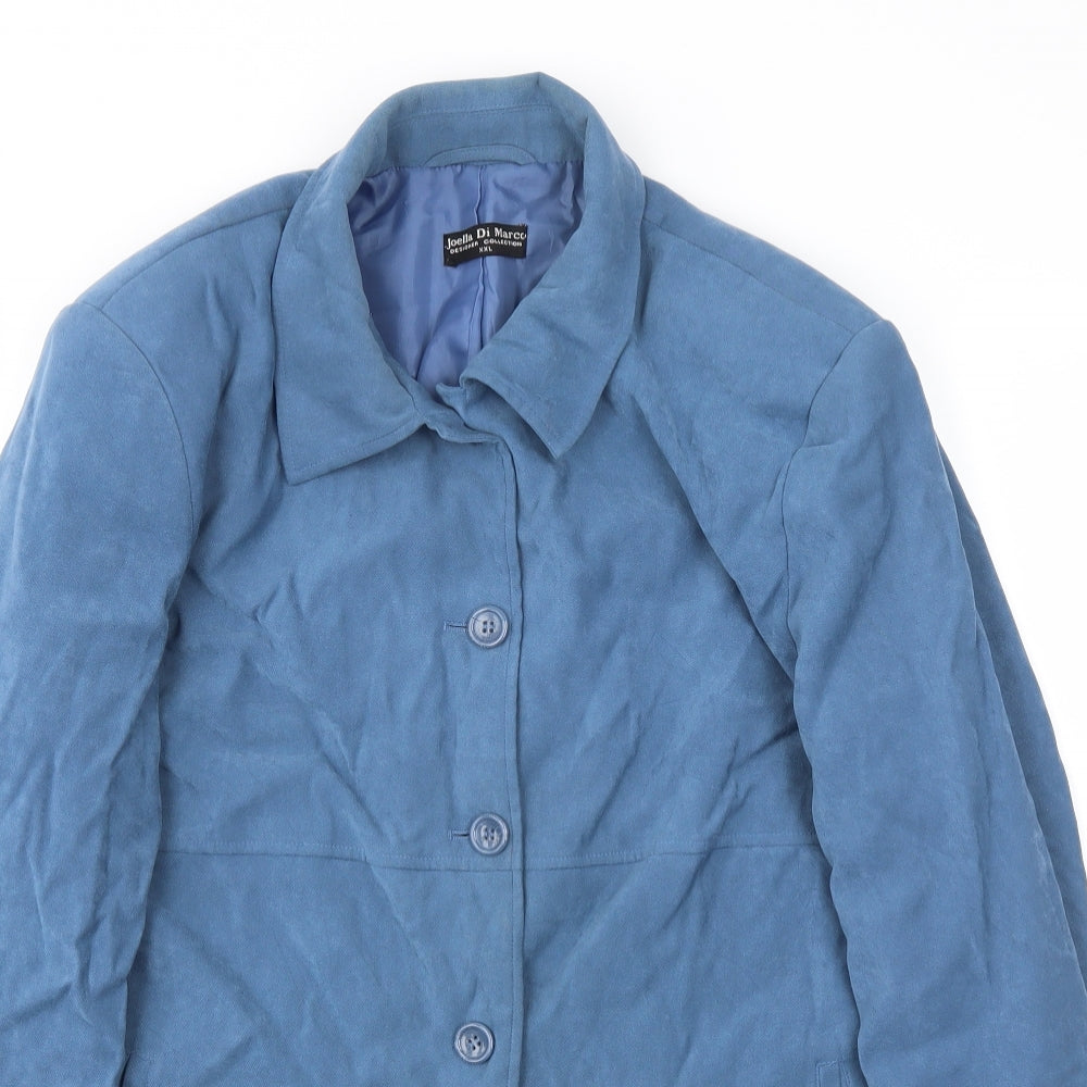 Womens UK Size 2XL Joella Di Marco Blue Jacket