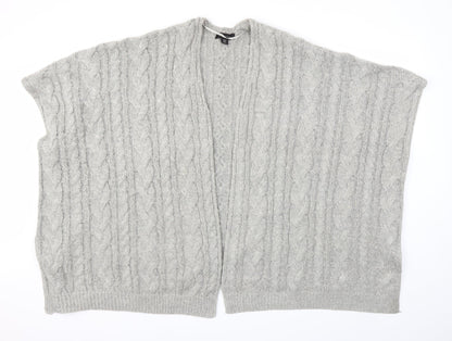Primark Womens Grey   Cardigan Jumper One Size