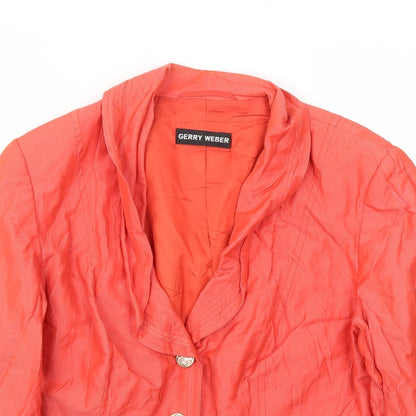 Gerry Weber Womens Red   Jacket Blazer Size 18