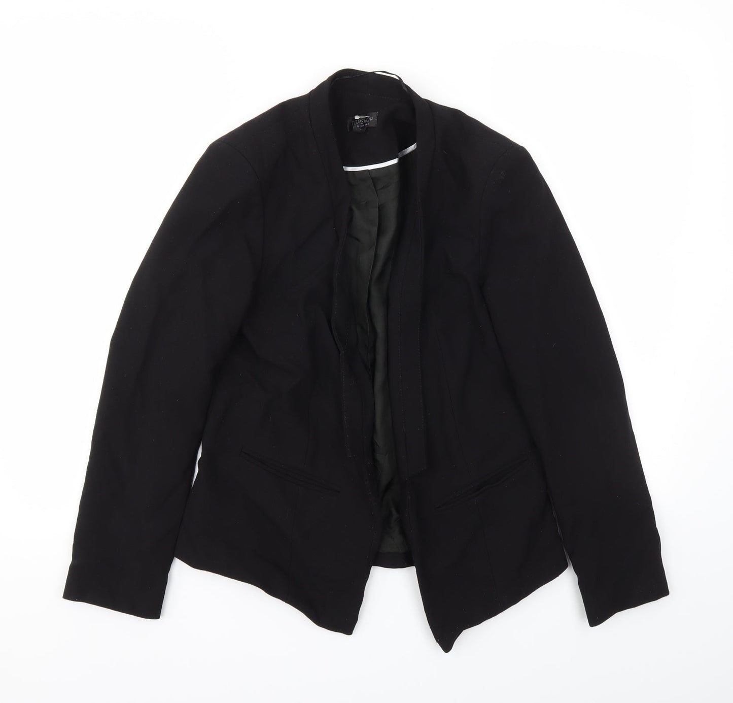 Topshop Womens Black   Jacket Blazer Size 8