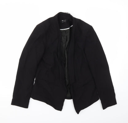 Topshop Womens Black   Jacket Blazer Size 8