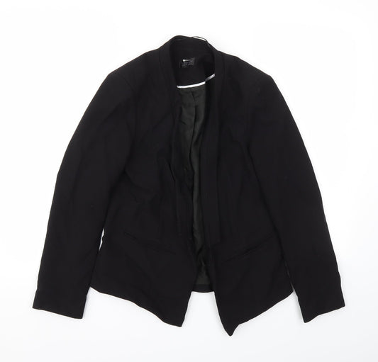 Topshop Womens Black   Jacket Blazer Size 8