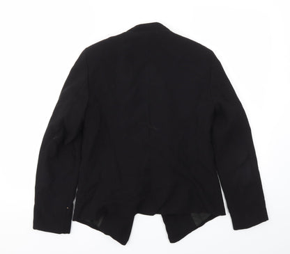 Topshop Womens Black   Jacket Blazer Size 8
