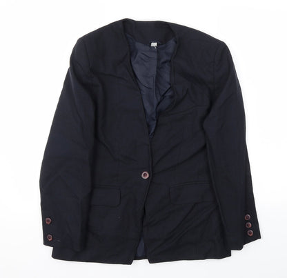 Preworn Womens Blue   Jacket Blazer Size 10