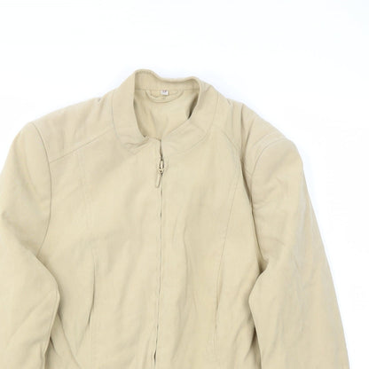 Preworn Womens Beige   Jacket Coat Size 12