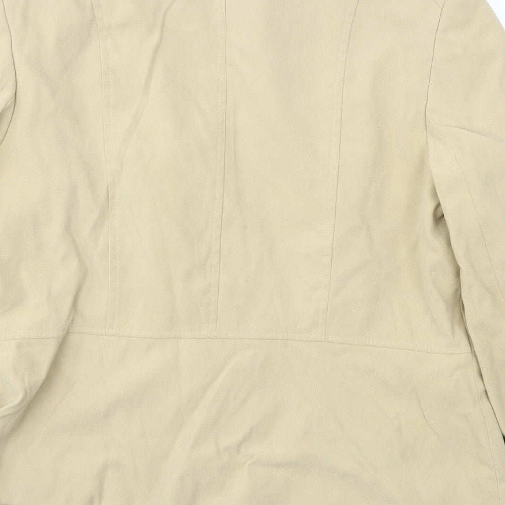 Preworn Womens Beige   Jacket Coat Size 12
