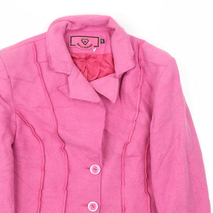 Bellissima Womens Pink   Jacket Blazer Size 12