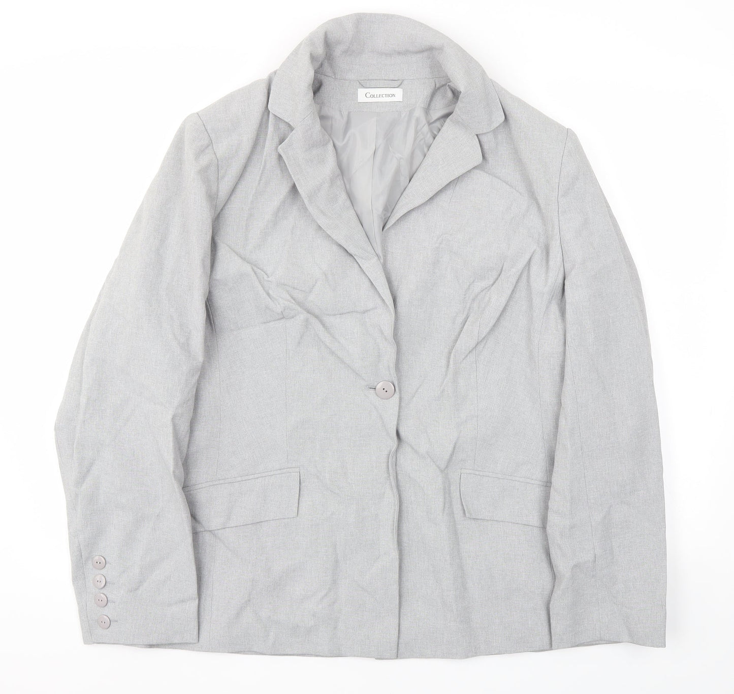 Womens UK Size 18 COLLECTION Regular Grey Blazer