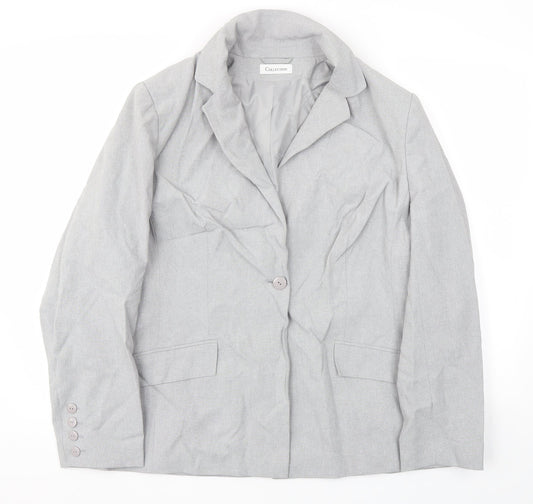 Womens UK Size 18 COLLECTION Regular Grey Blazer