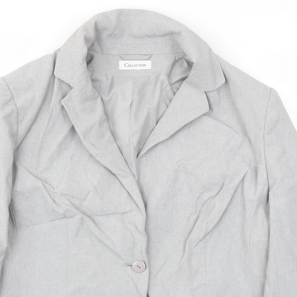 Womens UK Size 18 COLLECTION Regular Grey Blazer
